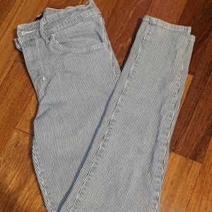 Levi Strauss Pinstripe/Seersucker Jeans